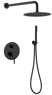 Душевая система ABBER Emotion чёрный матовый AF8818B